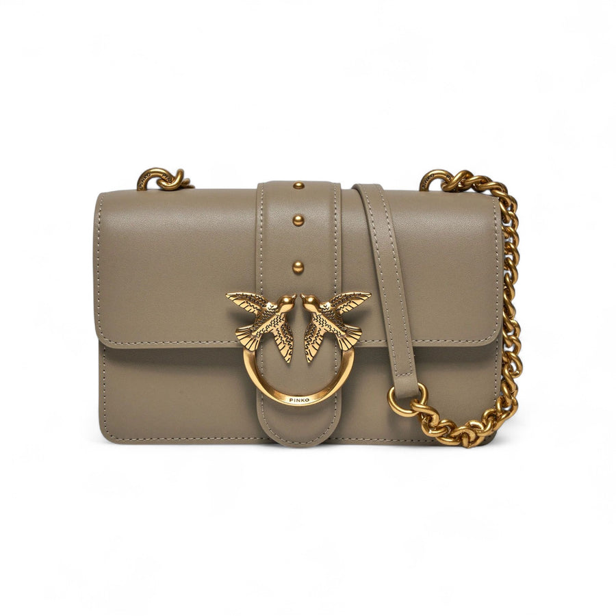 Borsa donna a tracolla piccola Love Bag in pelle