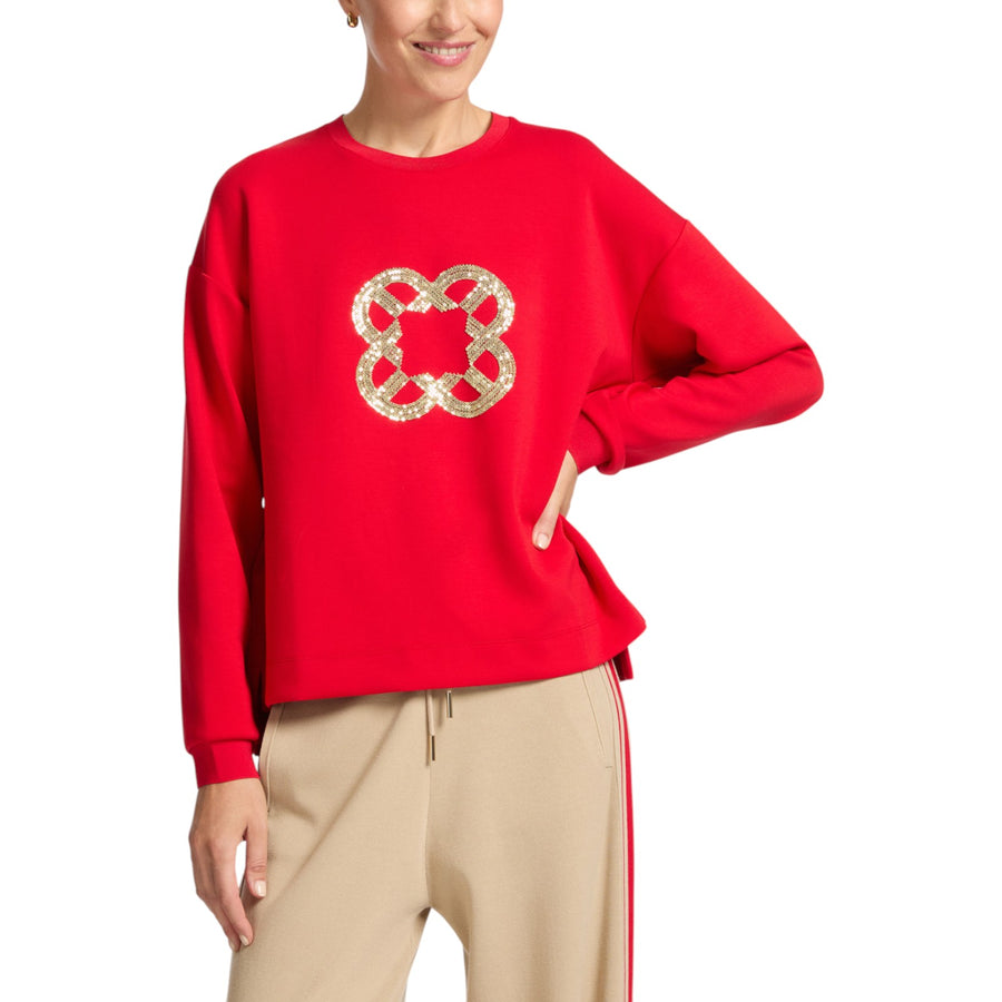 Felpa donna con ricamo Monogram