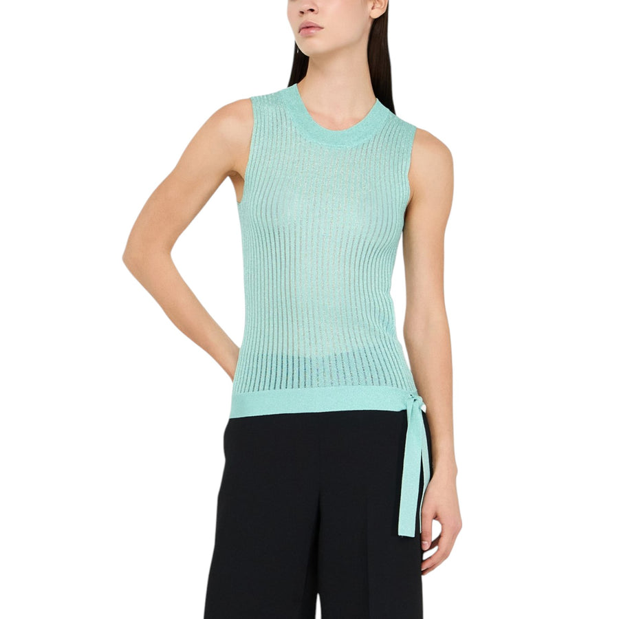 Top donna in maglia lurex®