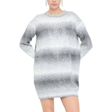 Abito donna in maglia con paillettes