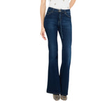 Jeans donna flare con cintura
