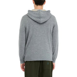 Felpa uomo con zip e cappuccio