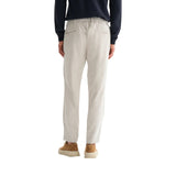 Pantaloni uomo regular-fit in velluto fluido a coste