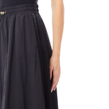 Gonna donna lunga con elastico al fondo