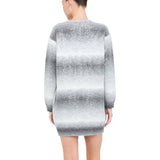 Abito donna in maglia con paillettes