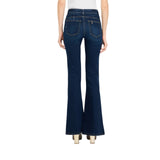 Jeans donna flare con cintura