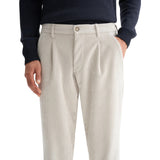 Pantaloni uomo regular-fit in velluto fluido a coste