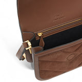 Borsa donna a spalla piccola Mini Love Bag Box in pelle scamosciata