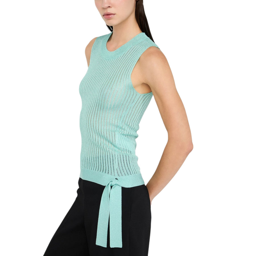 Top donna in maglia lurex®