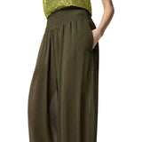 Pantaloni donna balloon semitrasparenti