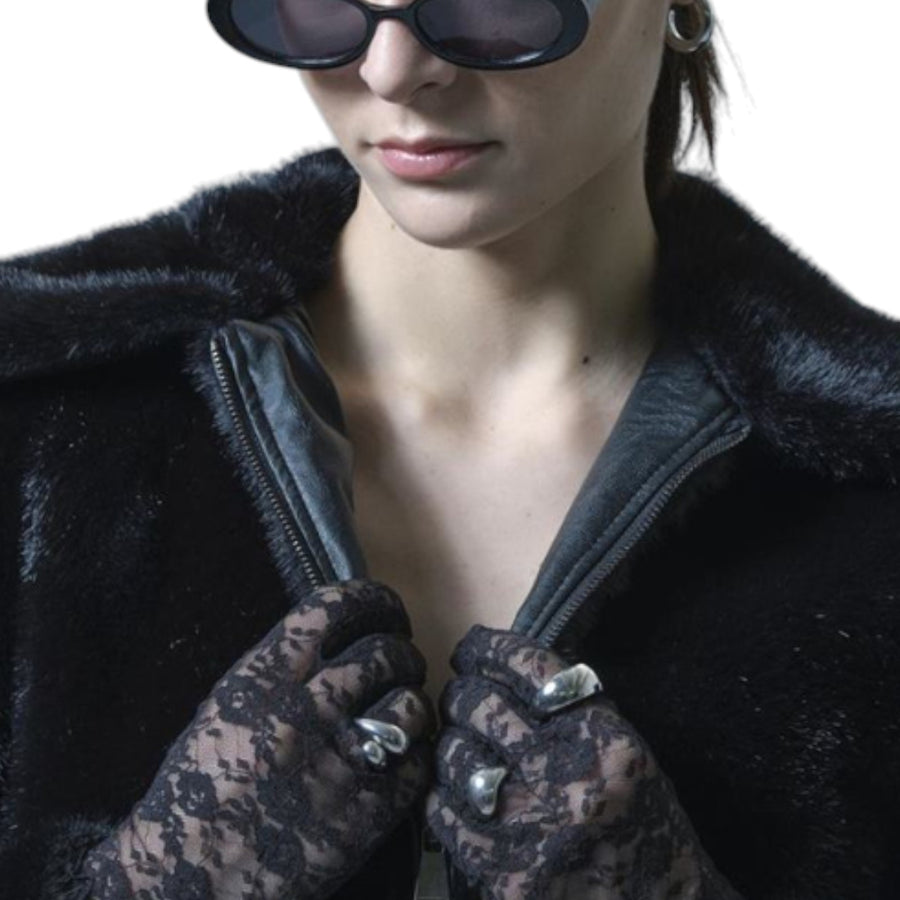 Cappotto donna corto in similpelliccia