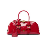 Borsa donna a mano piccola Escape Bag Horizontal in pelle new shiny