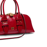 Borsa donna a mano piccola Escape Bag Horizontal in pelle new shiny
