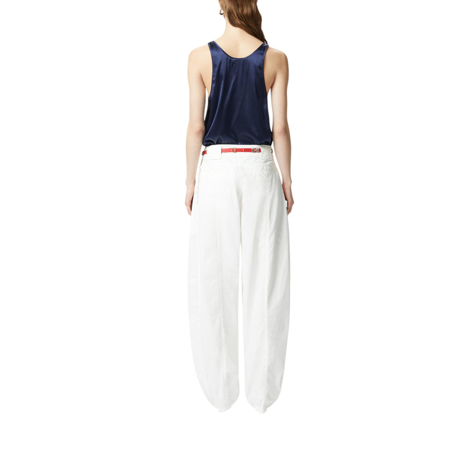 Canotta donna in satin di seta stretch
