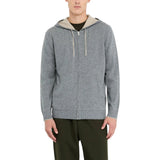 Felpa uomo con zip e cappuccio