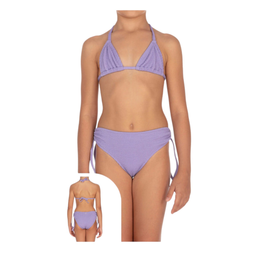 Bikini triangolo con slip fisso bimba