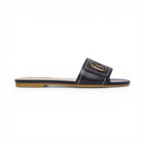 Ciabatte flat in pelle