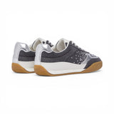 Sneakers in denim e pietre gioiello