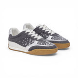 Sneakers in denim e pietre gioiello