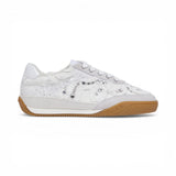 Sneakers in denim con pietre gioiello