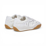 Sneakers in denim con pietre gioiello