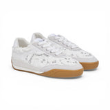 Sneakers in denim con pietre gioiello