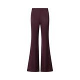 Pantaloni donna svasati in satin