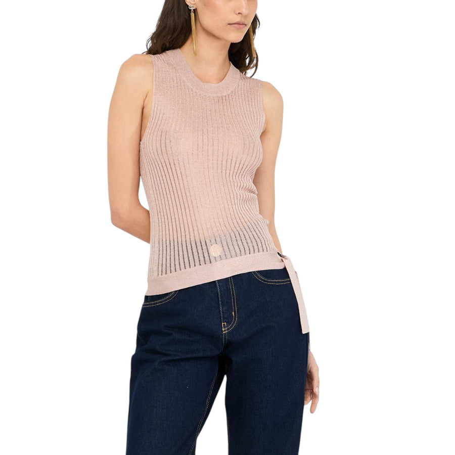Top donna in maglia lurex®