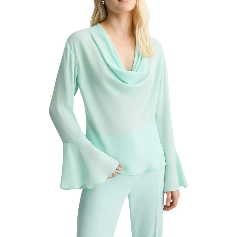 Blusa donna in georgette