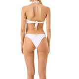 Fascia donna e slip a v macramé