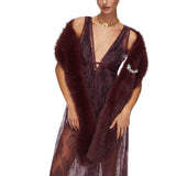 Stola donna  con spilla gioiello