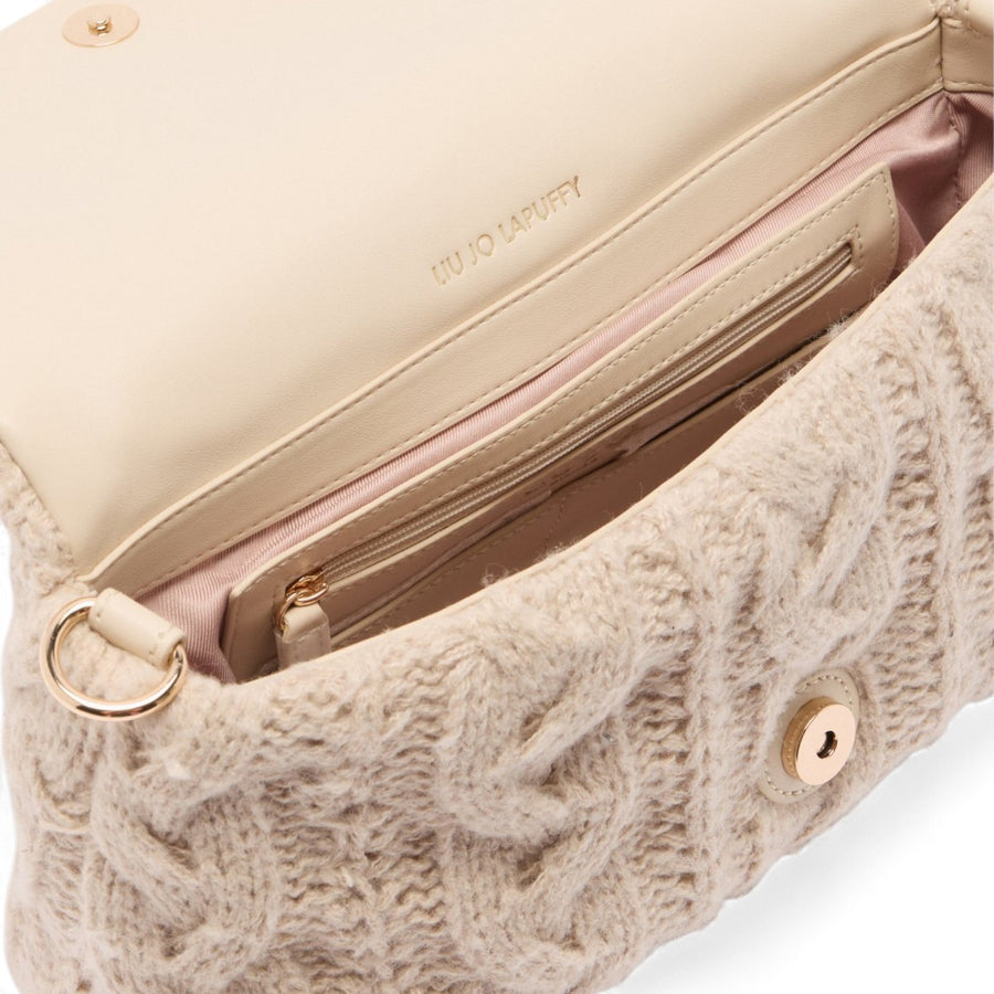 Borsa donna LaPuffy media in maglia