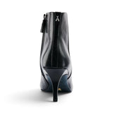 Tronchetti donna in pelle con tacco