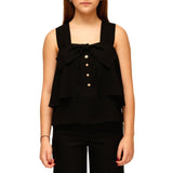 Canotta donna con fiocco