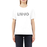 T-shirt donna con logo