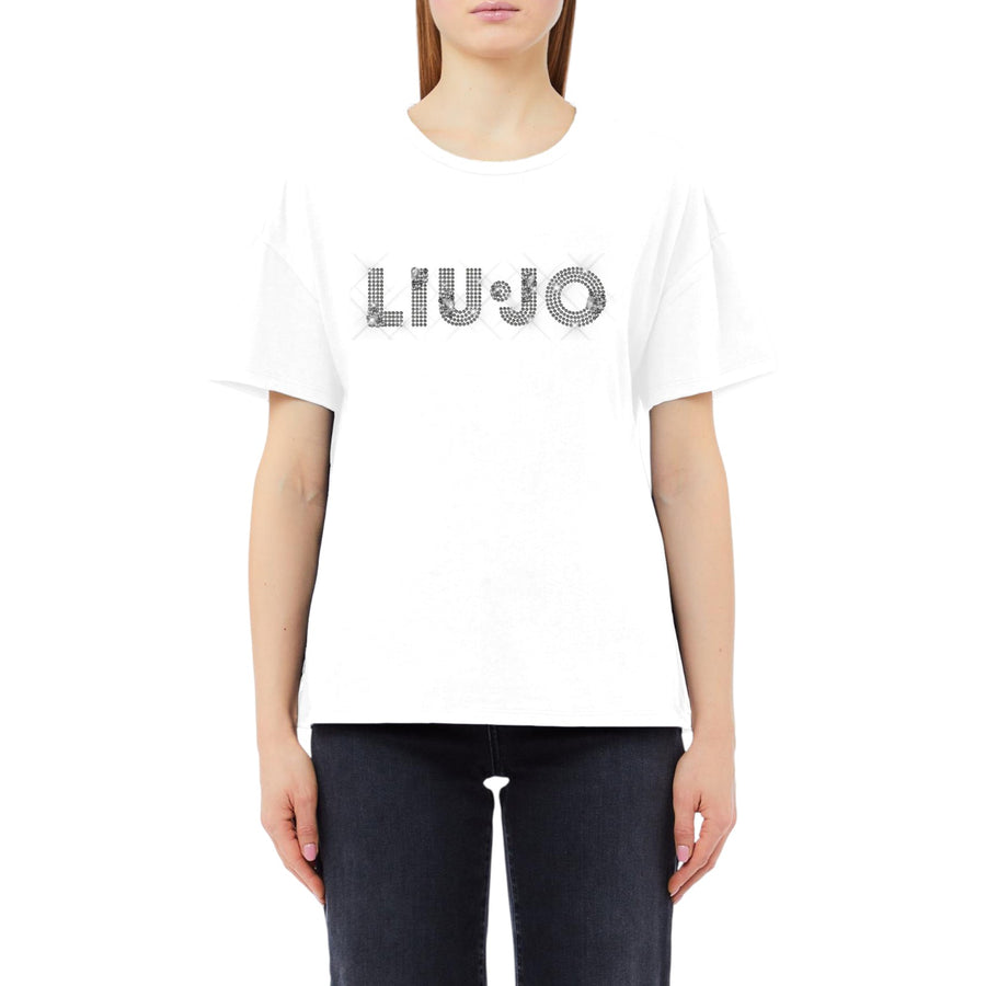 T-shirt donna con logo
