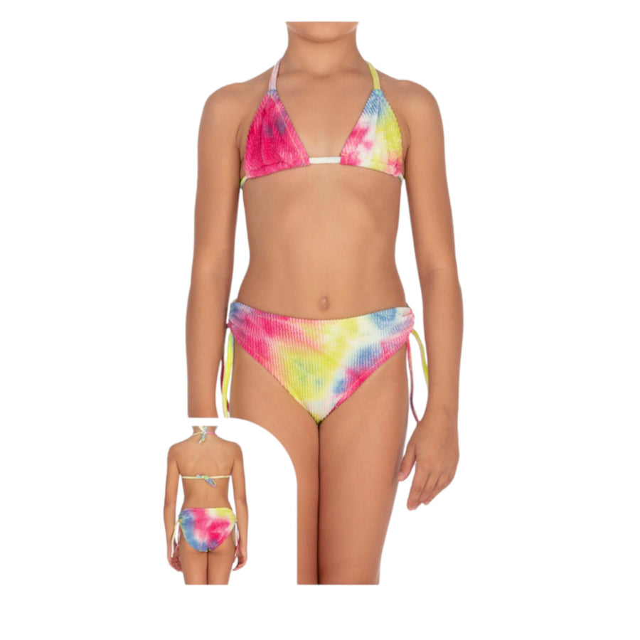 Bikini triangolo con slip fisso bimba