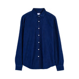 Camicia uomo in denim lavaggio scuro