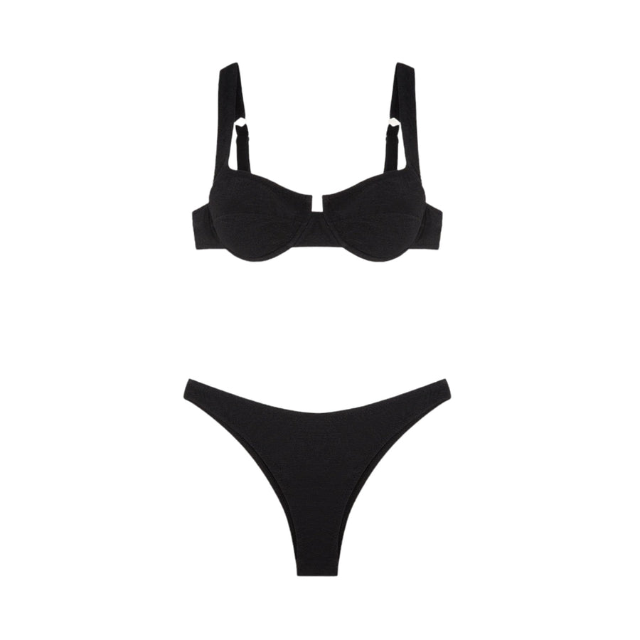 Bikini top e slip americano fisso visionary dose donna