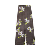 Pantaloni donna palazzo in raso di viscosa