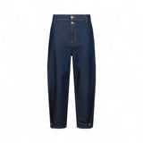 Jeans donna cropped ballon