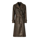 Trench Donna effetto vintage con cintura