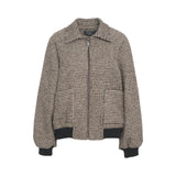 Bomber donna in pied de poule