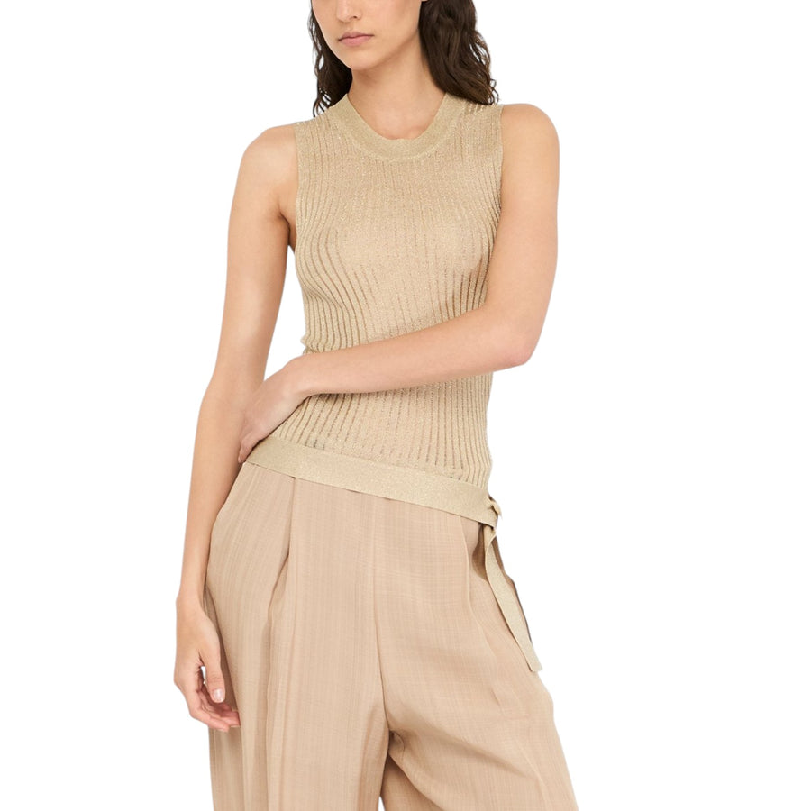 Top donna in maglia lurex®