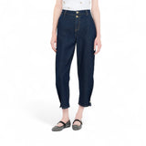 Jeans donna cropped ballon