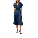 Abito donna corto con cintura