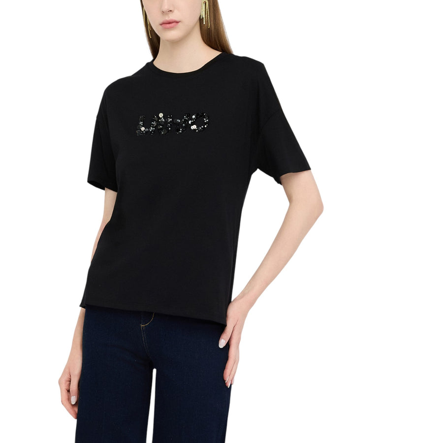 T-shirt donna con logo