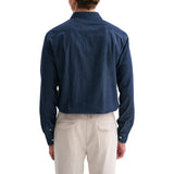 Camicia uomo in denim lavaggio scuro