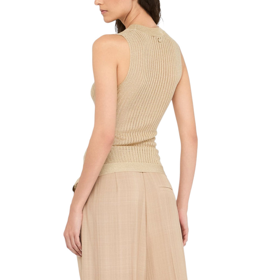 Top donna in maglia lurex®