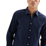 Camicia Uomo Cotone Collo Italiano QB24
